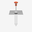 Capac dispenser sos roșii/ketchup, standard, roșu, din inox KD-002-1/4-A, Kalando