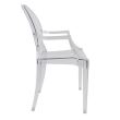 Scaun din acryl cu manere Aramis