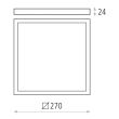 Plafoniera LED Roku 28 cm - ACB Iluminacion