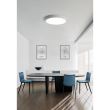 Plafoniera LED Isia 80 cm, alba, dimabil, telecomanda, bluetooth - ACB Iluminacion