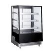 Vitrina frigorifica de prezentare interval temp. 2/6?C, 490 W corp inox, ARKTIC by Hendi, 900x805x(H)1445, 500 Litri, Clasa energetica C