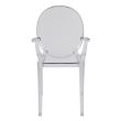 Scaun din acryl cu manere Aramis