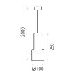 Pendul Inda, 1xGU10 - ACB Iluminacion