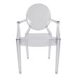 Scaun din acryl cu manere Aramis
