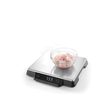 Cantar de bucatarie, inox, 15kg cu precizie de ±1g, 266x269x(H)34mm
