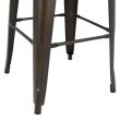 Scaun de bar metalic Melita Rusty