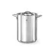 Set oala capac si cos pentru gatire la abur, otel inoxidabil 18/0 Hendi, ø160x(H)280 mm