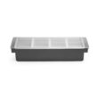 Cutie ingrediente cu 4 compartimente, Bar , 480x150x(H)100mm