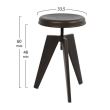 Scaun de bar metalic Rusty
