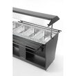 Carucior incalzire GN1/1 pentru bufet Hendi, capacitate 1490L, 2000w, 1490x765x(H)1370mm