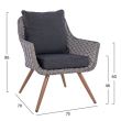 Set de 4 piese din ratan pentu exterior