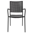Scaun metalic cu maner Easy Black