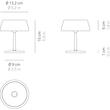 Lampă de masă Sister Mini 15 cm