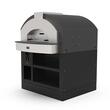 Cuptor pe vatra pentru pizza model Quick, pe lemne, 1 camera, capacitate 6 pizza - Alfa Forni