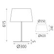 Veioza 61.5 cm Stilo - ACB Iluminacion