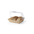 Cos servire polyratan cu capac rolltop din policarbonat, GN 2/3, Hendi, 365x345x(H)265 mm