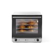 Cuptor convectie Hendi H90, 4 tavi 438x315 mm incluse, 2 elemente incalzire, 2 ventilatoare, termostat reglabil 50-300 gr C, timer 0-120 min, 2670 W, 595x595x(H)570 mm