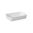 Vas cuptor dreptunghiular, Hendi, din portelan termorezistent pana la 600 gr C, 375x260x75 mm