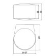 Aplica Ania 2x6W - ACB Iluminacion
