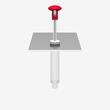 Capac dispenser sos roșii/ketchup, standard, roșu, din inox KD-002-1/3-A, Kalando