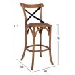 Scaun de bar din lemn Forenza