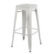 Scaun de bar metalic Melita Rusty