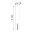 Veioza aurie 1xE27 Naos  - ACB Iluminacion