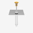 Capac dispenser sos roșii/ketchup, standard, roșu, din inox KD-002-1/3-A, Kalando