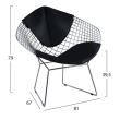 Scaun metalic tip plasa Cloe