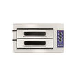 Cuptor pizza profesional clasic 2 camere, 2/50 vetro, Hendi, termostat 50-500 gr C, 7500W