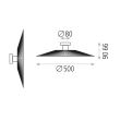 Aplica Pamela, 1xE27, 50 cm - ACB Iluminacion