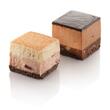 Set 4 forme patrate fara fund, cu impingator - Louis Tellier