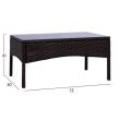 Set de 4 piese din ratan pentu exterior