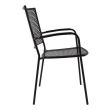 Scaun metalic cu maner Easy Black