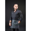 Sort ospatar/barman, piele naturala, Gri