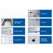 Bain-marie dublu electric de banc, 2x GN1/1 150mm