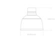 Lampa suspendata cu cordon standard, pentru incalzire alimente Stayhot Focus RS