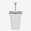 Dispenser sos roșii/ketchup, standard, roșu, din inox 3L KD-002-1/6, Kalando