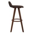 Scaun de bar din lemn Budeis
