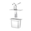 Capac cu dozator pentru recipiente GN, Hendi, GN 1/4, 270x165 mm