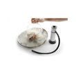 Infuzor de fum Hendi, camera detasabila, filtru integrat, furtun flexibil de cauciuc (30 cm), culoare gri