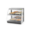 Vitrina calda de prezentare tip GN 1/2 interval temp. 30/90?C 560 W, ARKTIC by Hendi, 650x467x(H)630 mm