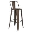 Scaun de bar metalic Rusty