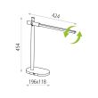 Veioza cu incarcator usb Laysan - ACB Iluminacion