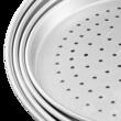 Tava rotunda perforata standard din aluminiu pentru pizza - Almetal