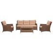 Set canapea din aluminiu pentru exterior