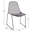 Scaun metalic tip plasa Urania