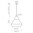 Pendul Modena, 60 cm - ACB Iluminacion