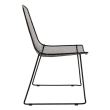 Scaun metalic tip plasa Urania