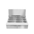 Masa frigorifica rece pentru salate, ARKTIC by Hendi, interval temperatura 2/10 gr C, 250 W, 90x69.8x(H)85 cm